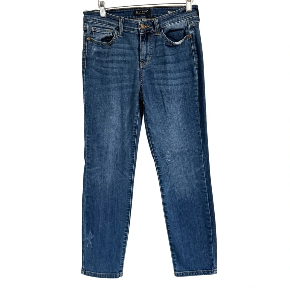 Judy Blue Relaxed Fit Mid Rise Blue Women’s Size 7/28 Style JB82251DK